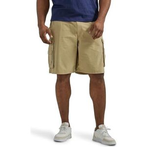 Lee mens Big & Tall New Belted Wyoming Cargo Shorts, Buff, 52 US