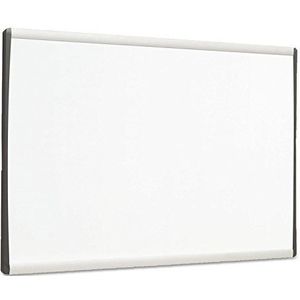 Kwartset Cubicle Arc Frame Magnetic Dry-Erase Board, 30 x 18 inch, aluminium frame (ARC3018) Droog afwasbaar 14"" x 11"" wit