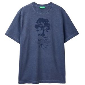 United Colors of Benetton T-shirt heren, Blauw, S