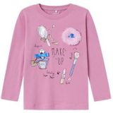 NAME IT - Nmfrhea Nreg Ls Top Box - T-shirt - Mauve Orchid - Lange Mouwen