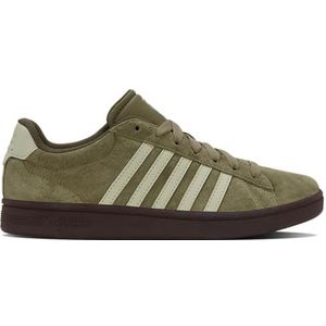 K-Swiss - COURT TIEBREAK II SDE - Sneakers - Burnt olive/Black coffee/Alfalfa
