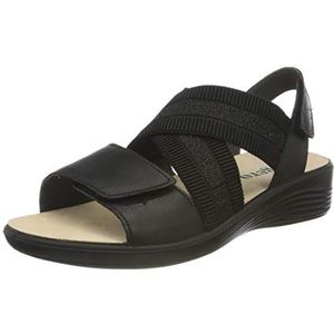 Legero Fly sandalen met enkelriempjes voor dames, zwart zwart 0100, 40 EU
