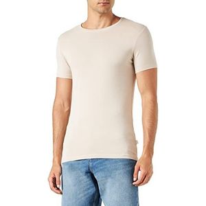 CASUAL FRIDAY CFDavid Crew Neck T-shirt voor heren, korte mouwen, basic shirt, 154503_chateau grijs, XL