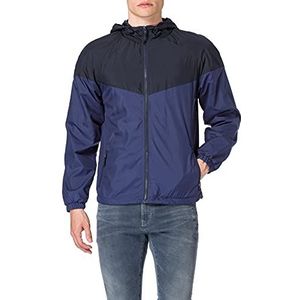 Urban Classics Windbreaker 2-tone Tech Winddrunner, overgangsjas voor mannen in vele kleuren, maten S - 5XL, Midnightnavy/donkerblauw, 3XL grote maten