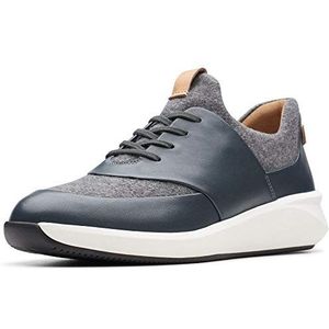 Clarks Dames Un Rio Lace Derbys, Grijs Donkergrijs Donkergrijs, 39.5 EU