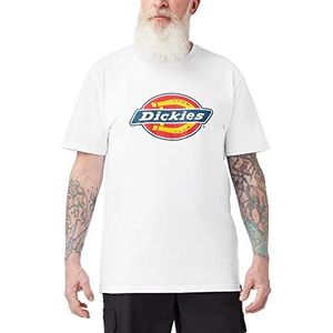 Dickies Driekleurig T-shirt met korte mouwen en grafisch logo, wit/weelderige tuin, S heren, Wit/Weelderige Tuin, S