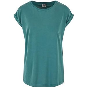 Urban Classics Dames T-Shirt Ladies Modal Extended Shoulder Tee paleleaf 5XL, Paleleaf, 5XL