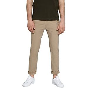 STHUGE Chino voor heren, modern fit, Dry Sand, maat