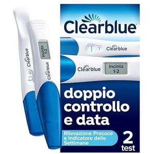 Clearblue Digitale zwangerschapstest met weekindicator, vertelt je ook hoeveel weken je zwanger bent, 2 digitale tests