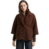 TOM TAILOR Dames 1046602 jas, 27506-Dark Pecan Brown, XXL, 27506 - Dark Pecan Brown, XXL