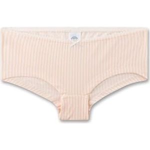 Sanetta Meisjesonderbroek roze | Hoogwaardige en duurzame onderbroek voor meisjes van katoen modal mix. Panty met strikjes in streepdesign | Ondergoed voor meisjes, roze, 128 cm