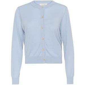 Part Two LoaPW Cardigan voor dames, regular fit, lange mouwen, Soft Chambray, L