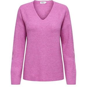 Only - Camilla - V-hals Trui - Dames - Lange Mouwen - Regular Fit