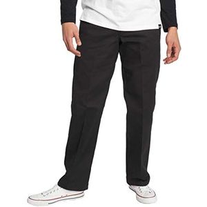 Dickies Slim Straight-Fit Werkbroek voor heren, Zwart, 40W / 32L