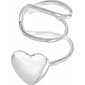 Tuscany Silver Sterling zilveren draad hart oor manchet Voor Dames