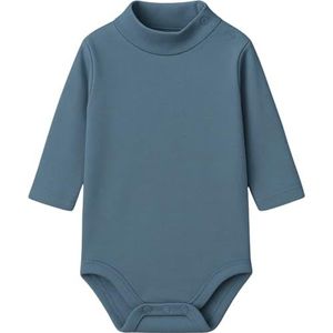 BABIDU Babybody, coltrui, lange mouwen, 100% katoen, zacht babybody, ademend, hypoallergeen, voor de gevoelige huid, uniseks kleding voor pasgeborenen en meisjes