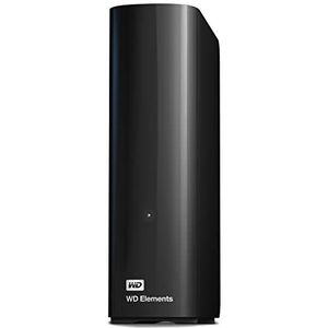 WD Elements Desktop 12TB Desktopopslag (plug-and-play, voor Windows 10-pc's en hoger, met USB 3.2 Gen 1, automatische gegevensbeveiling, eenvoudig te installieren) Zwart