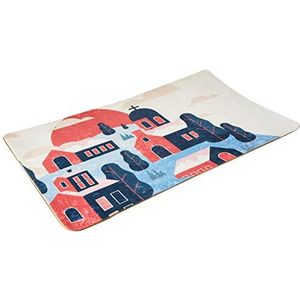 Bonamaison antislip Badmatten - Doormat, eenvoudig te reinigen badmat, zacht Polyester douchekleed 1 Stuk 40 x 70 cm - Ontworpen en geproduceerd in Turkije