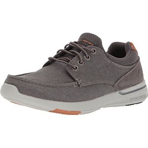Skechers Elent-Mosen Sneakers voor heren, Grijze houtskool, 44 EU