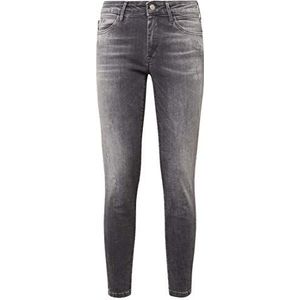 Mavi Adriana Ankle Jeans voor dames, grijs (dark grey distressed 25991), 25W