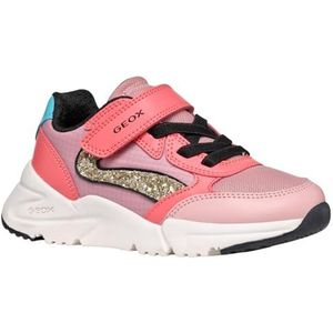 Geox J Loftus Girl A, meisjessneakers, Roze, 31 EU