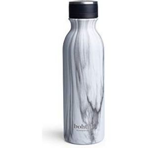Bohtal Insulated Flask - White Marble (600ml) White Marble