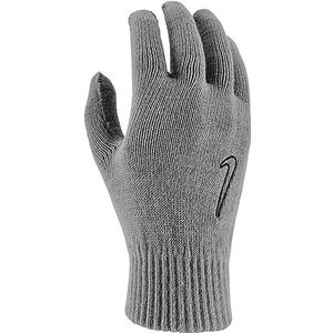 Nike Uniseks - Knitted Tech and Grip handschoenen voor volwassenen, grijs, S/M