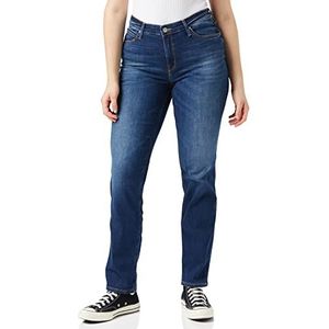 Lee Marion Straight Jeans, voor dames, blauw (Night Sky), 28 W/31 L