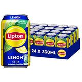 Lipton Ice tea Lemon no bubbles blik 24 x 330 ml