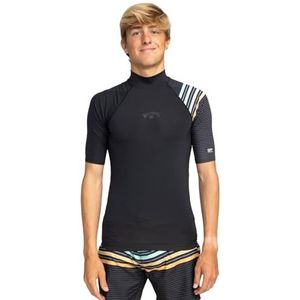 Billabong korte mouw UPF 50 Rash Vest Heren Zwart L