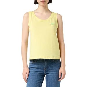 4F T-shirt voor dames, Light Lemon, XS
