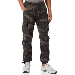 Brandit Pure Slim Fit Pants, camouflage (dark camo), 3XL