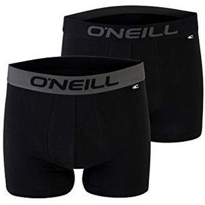 O'Neill Boxershorts voor heren, verpakking van 2 stuks, zwart (6969), XL