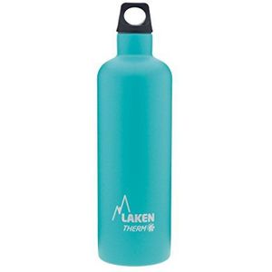 Laken Futura roestvrijstalen thermosfles met smalle hals, 750 ml, turquoise