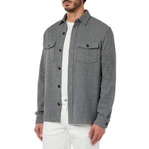 Overhemden - Grijs - Regular Fit - Kentkraag - Lange Mouwen