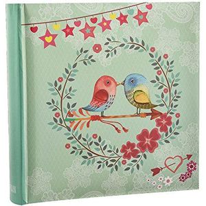 Arpan Vintage Bird Fotoalbum Slip In Case Memo Album 6x4 inch voor 200 foto's