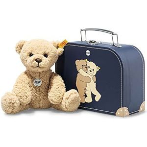Steiff Teddybeer Ben - 21 cm - knuffeldier - beige in koffer