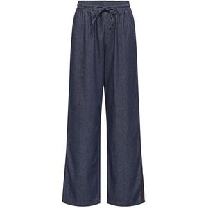 Onlcaline Hw Pull-Up Pant WVN, donkerblauw (dark blue denim), M / 32L
