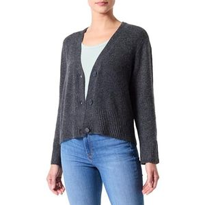 ONLY Onlhazel Ls Button Cardigan Bf KNT gebreide jas voor dames, dark grey melange, L