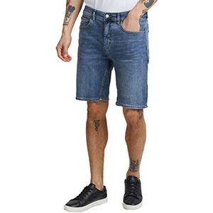 CASUAL FRIDAY CFRY Heren Jeans Korte Broek Denim Slim Fit 5-Pocket, Denim Clear Blue (200434), XXL