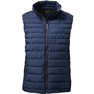 G.I.G.A. DX heren Gewatteerd vest/functioneel vest in dons-look met capuchon GW 69 MN QLTD VST, Blauw, XL, 39269-000