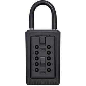 Kidde AccessPoint 001406 KeySafe 3-Key draagbare drukknop sleutel kluis, zwart