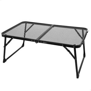 AKTIVE 63084 Klaptafel, licht, 60 x 40 x 25 cm, kantelbeveiliging, bestand tegen hoge temperaturen, draagkracht 20 kg, draaggreep, veiligheidssluiting, camping