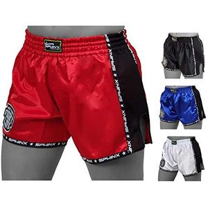 Kenneth J Lane SAK2-25, Kickbox-shorts, uniseks, voor volwassenen, rood, L