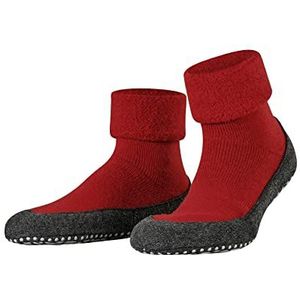 FALKE Heren Stopper Sokken Cosyshoe M HP Wol Noppen op de zool 1 Paar, Rood (Fire 8150), 41-42