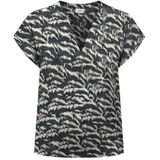 JDY - Blousetop - V-Hals - Korte Mouwen - Volumineuze Mouwen - Regular Fit
