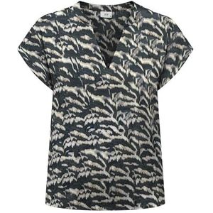 JDY - Top - Blousetop - V-Hals - Korte Mouwen - Volumineuze Mouwen - Regular Fit