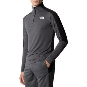 THE NORTH FACE Mountain Athletic Blouse, Anthracite Grey-TNF Black, XXL