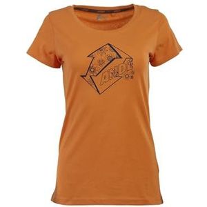 Ande W33021-0610 Spring Lady T-Shirt Dames Abrikoos Maat S, Abrikoos, S