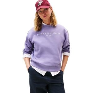 TOMMY HILFIGER - Sweatshirt - Wit - Losse Pasvorm
